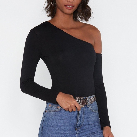Nasty Gal One for the Road One Shoulder Bodysuit - Picture 2 of 3